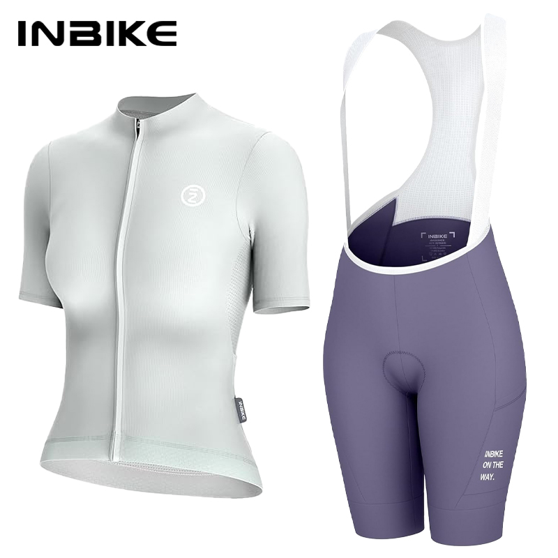 Cycling Bib Shorts - INBIKE 여성용 사이클링 저지 세트 로드