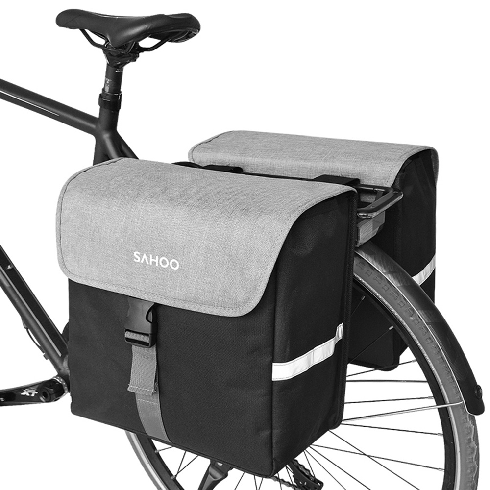 Cycling Gear Storage Rack - SAHOO 자전거 뒷좌석 사이드 백, 대용량
