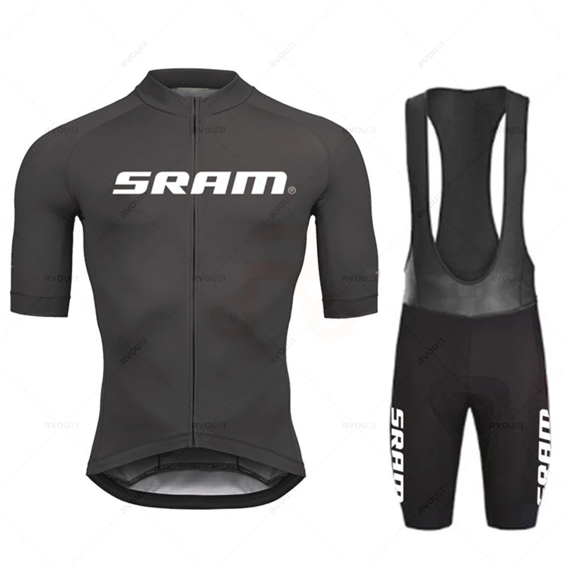 Cycling Bib Shorts - 2024 Sram Pro 사이클링 저지 세트