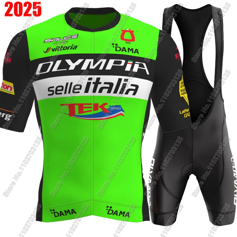 Cycling Gear Italy - 이탈리아-올림피아 2025 사이클링 저지 세트, 이탈리아