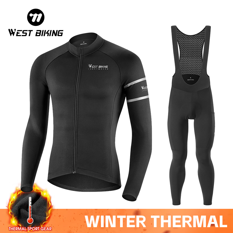 Cycling Gear For Sale - WEST BIKING 겨울 플리스 사이클링 세트,