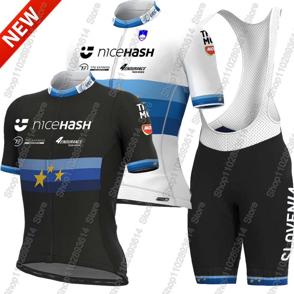 Cycling Bib Shorts - 슬로베니아 2026 국가대표 유럽 사이클링 저지