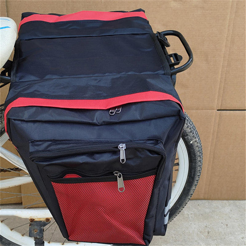 Cycling Gear Storage Rack - 대용량 양면 자전거 뒷좌석 가방 내구성