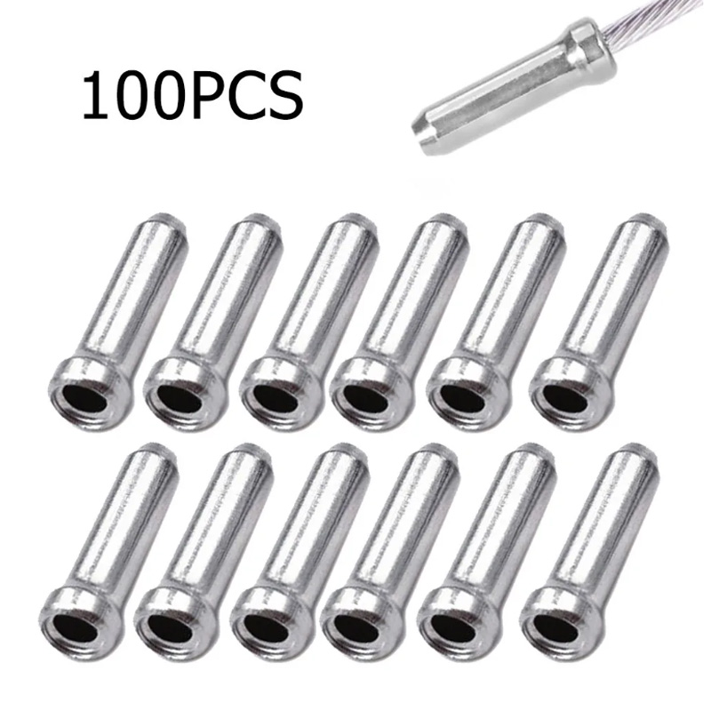 100pcs 자전거 브레이크 시프터 케이블 팁 알루미늄 - Xc Mtb Gear 리뷰 및 가격
