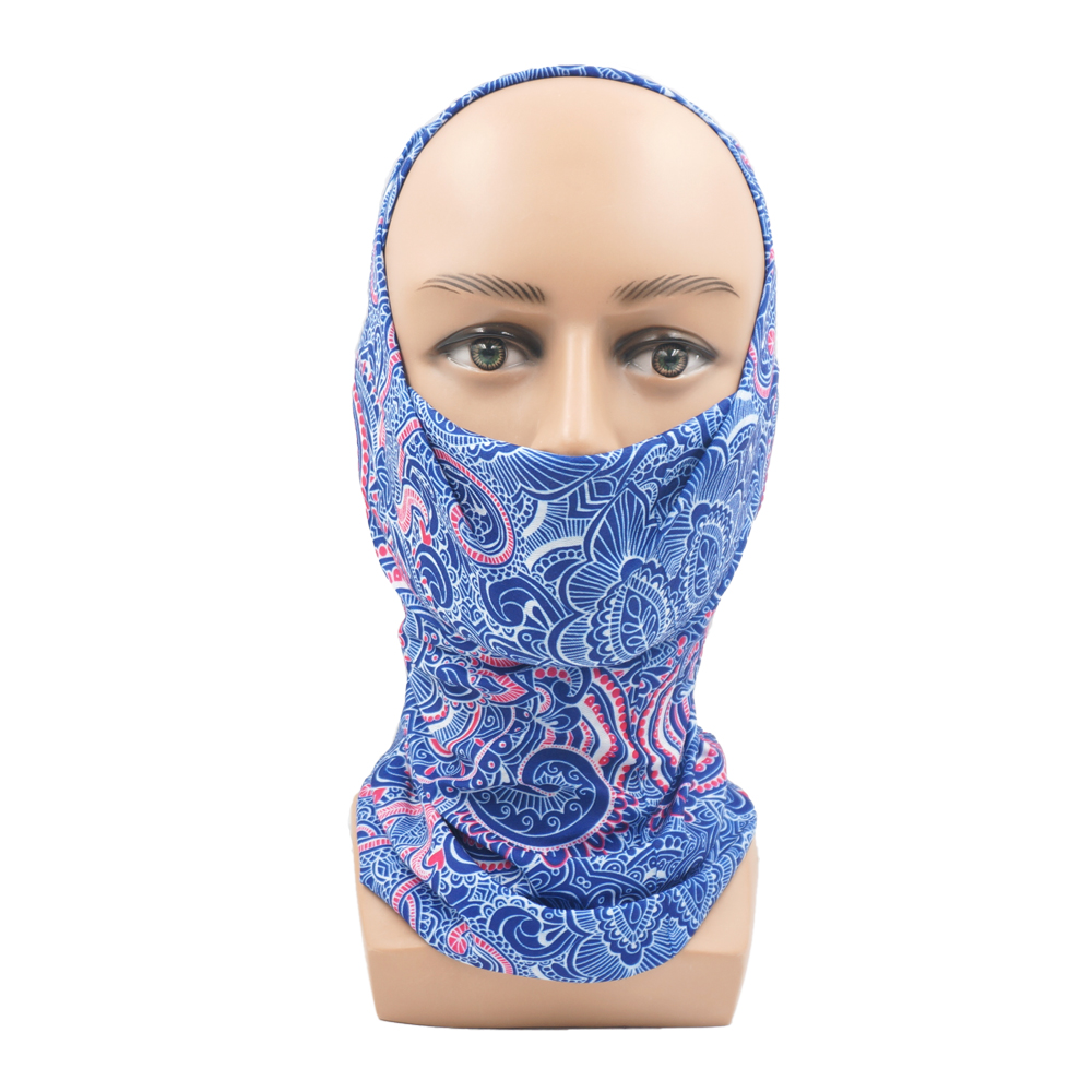 페이즐리 페이스 게이 터 여성 방풍 매끄러운 블루 넥  - Cycling Gear Women 리뷰 및 가격
