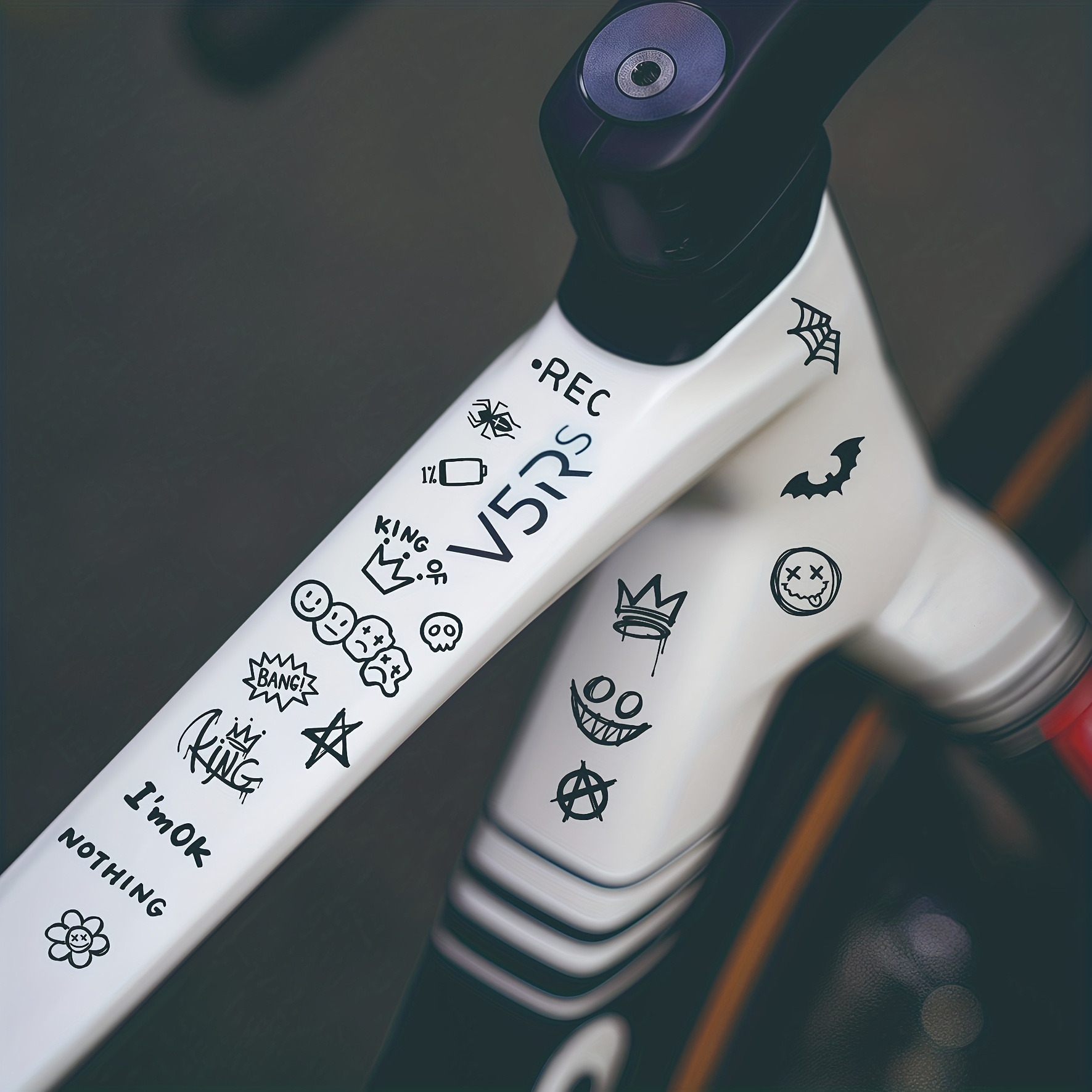1세트 그래피티 애니메이션 심플 데코레이션 자전거 랙  - Cycling Gear Storage Rack 리뷰 및 가격
