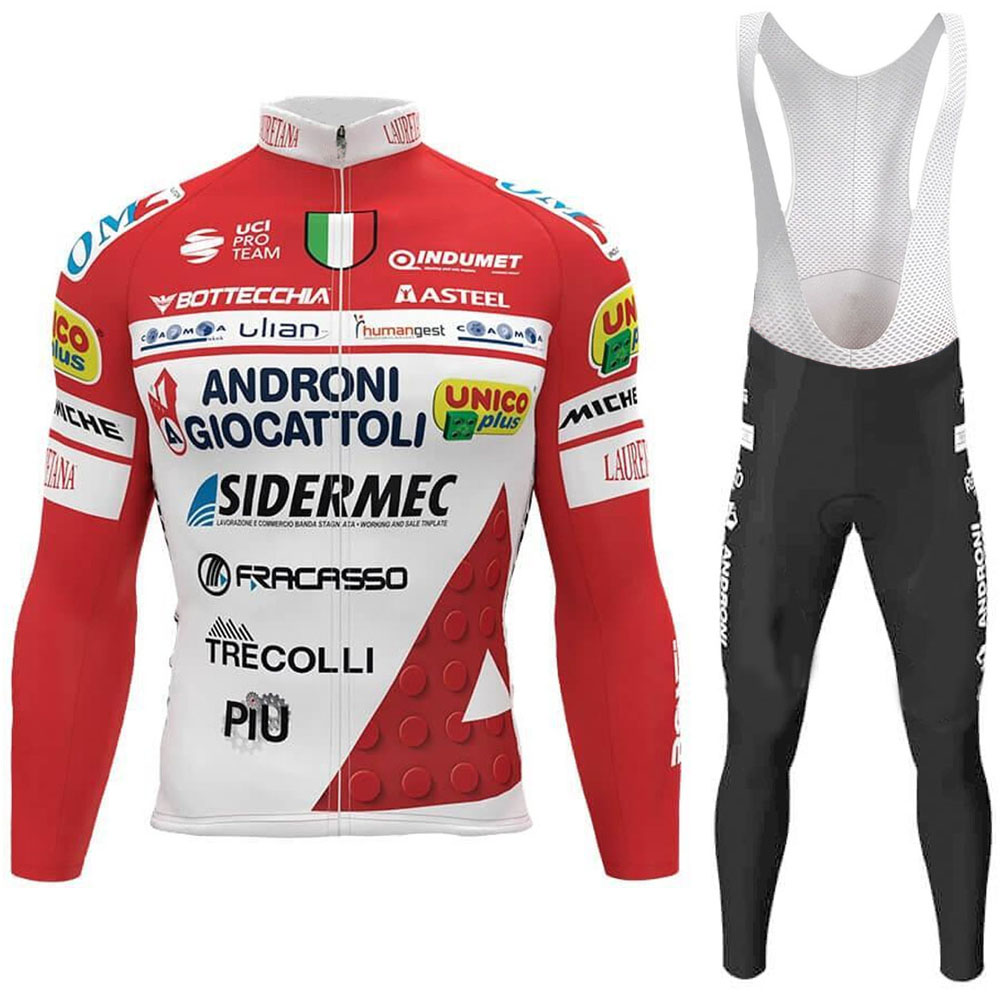 Androni-봄 가을 사이클링 저지 세트, 긴 소매  - Cycling Gear Italy 리뷰 및 가격