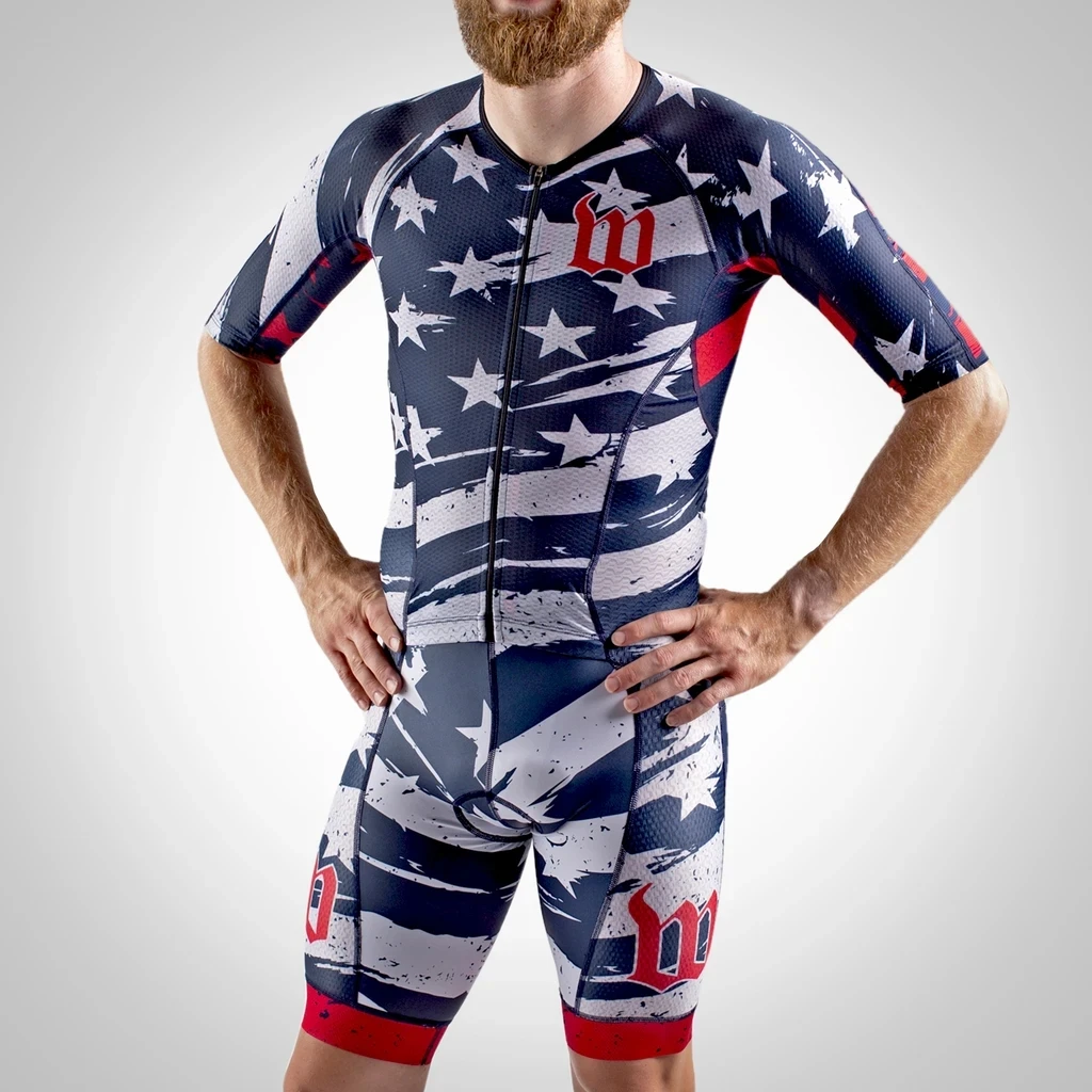 남성용 와티 잉크 스킨수트 사이클링 저지, 자전거 운동 - Triathlon Cycling Kit 리뷰 및 가격