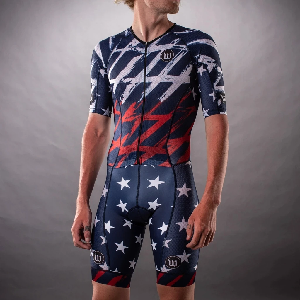 남성용 와티 잉크 스킨수트 사이클링 저지, 자전거 운동 - Triathlon Cycling Kit 리뷰 및 가격