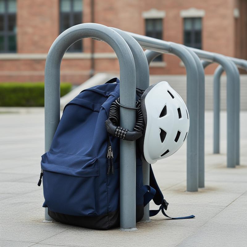 오토바이 헬멧 잠금 케이블 4자리 비밀번호 도난 방지  - Bicycle Helmet 리뷰 및 가격