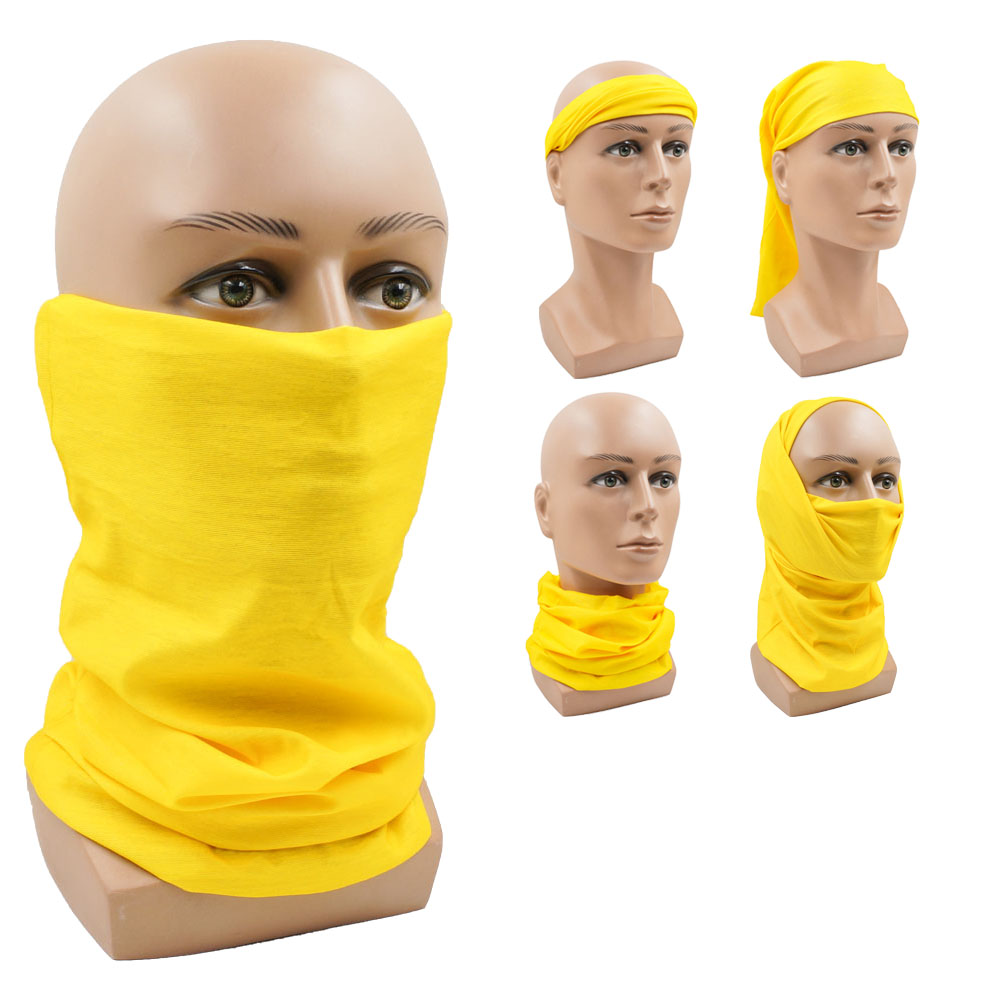 노란색 다기능 사이클링 넥 게이터 자외선 차단 통기성  - Cycling Gear Women 리뷰 및 가격